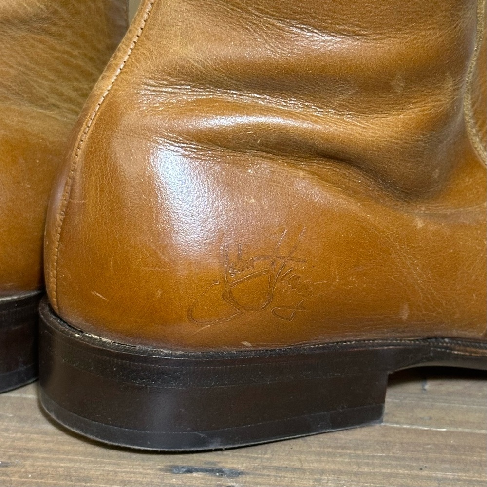 John Fluevog Brown knee high Boots (slim fit) - Picture 5 of 7